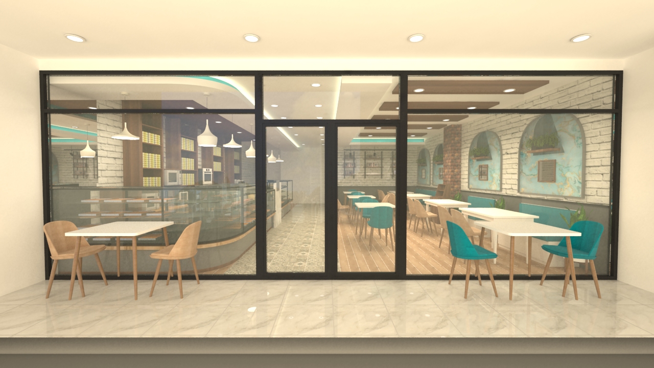 Mustafa Bey Baklava Salonu Projesi